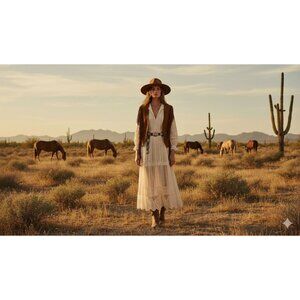 Smiths Aspen Brown Suede Fringe Vest